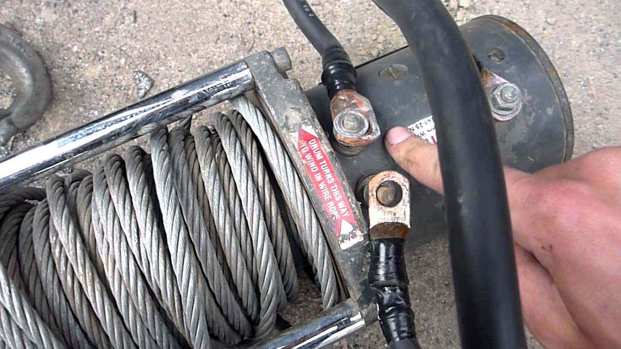 Rewiring And Troubleshooting A Warn M8000 Winch - Part 1 - Youtube - Warn Winch Wiring Diagram