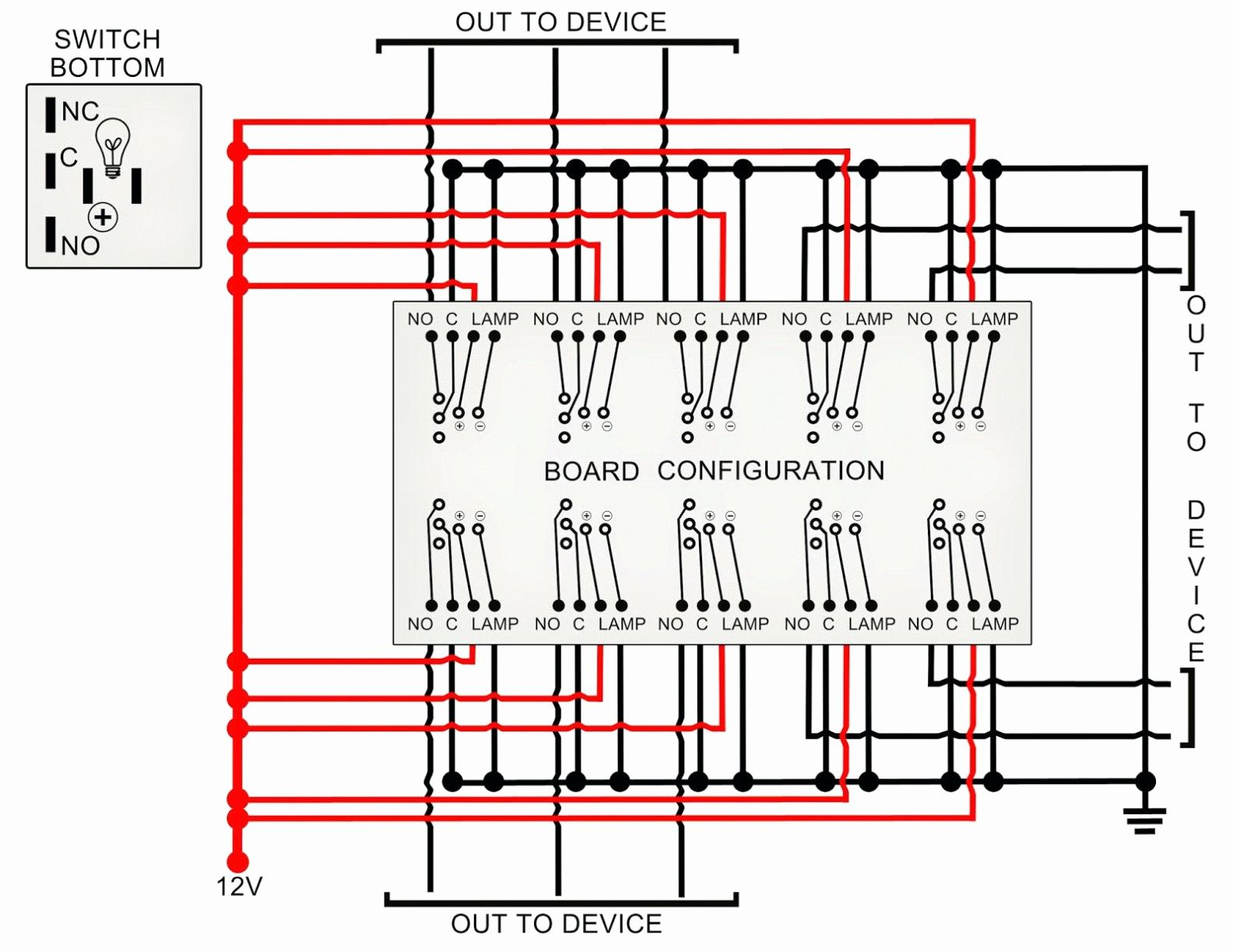 Rocker Switch Wiring Diagram Va | Wiring Diagram - Lighted Rocker Switch Wiring Diagram 120V