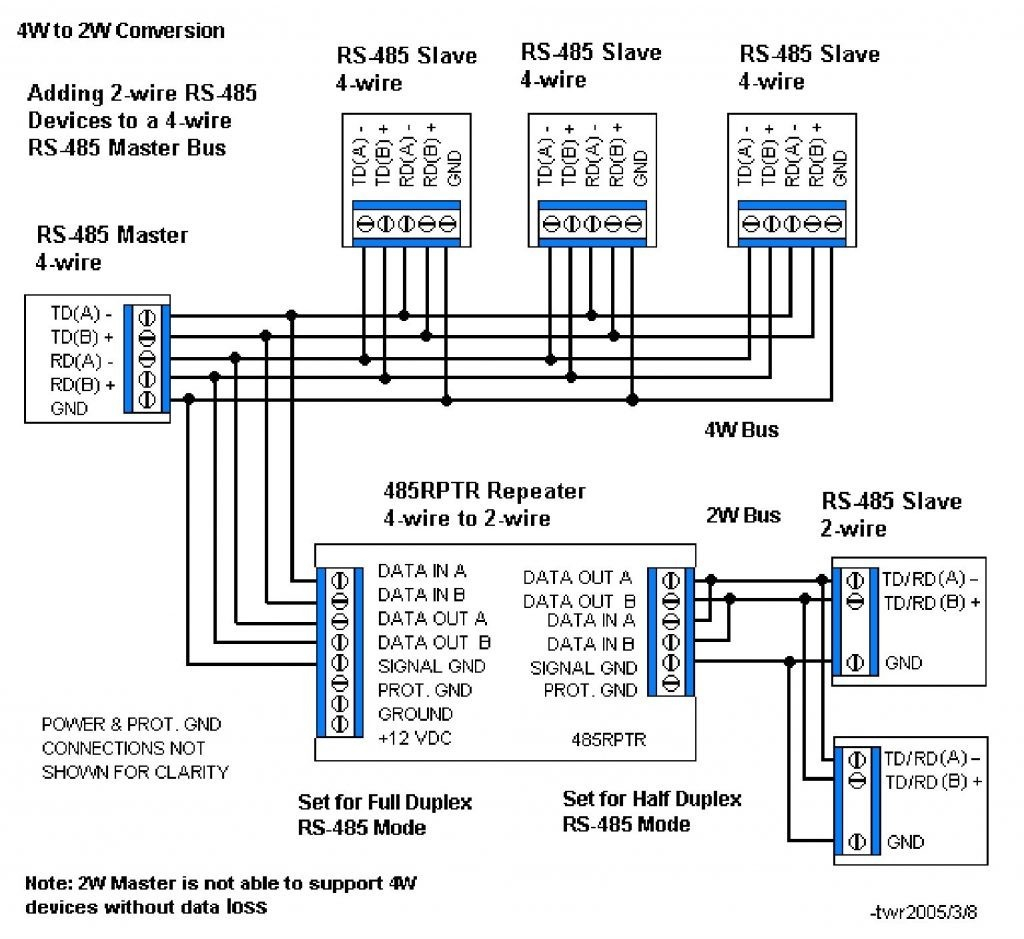 Rs485 Wiring Diagram | Best Wiring Library - Rs 485 Wiring Diagram