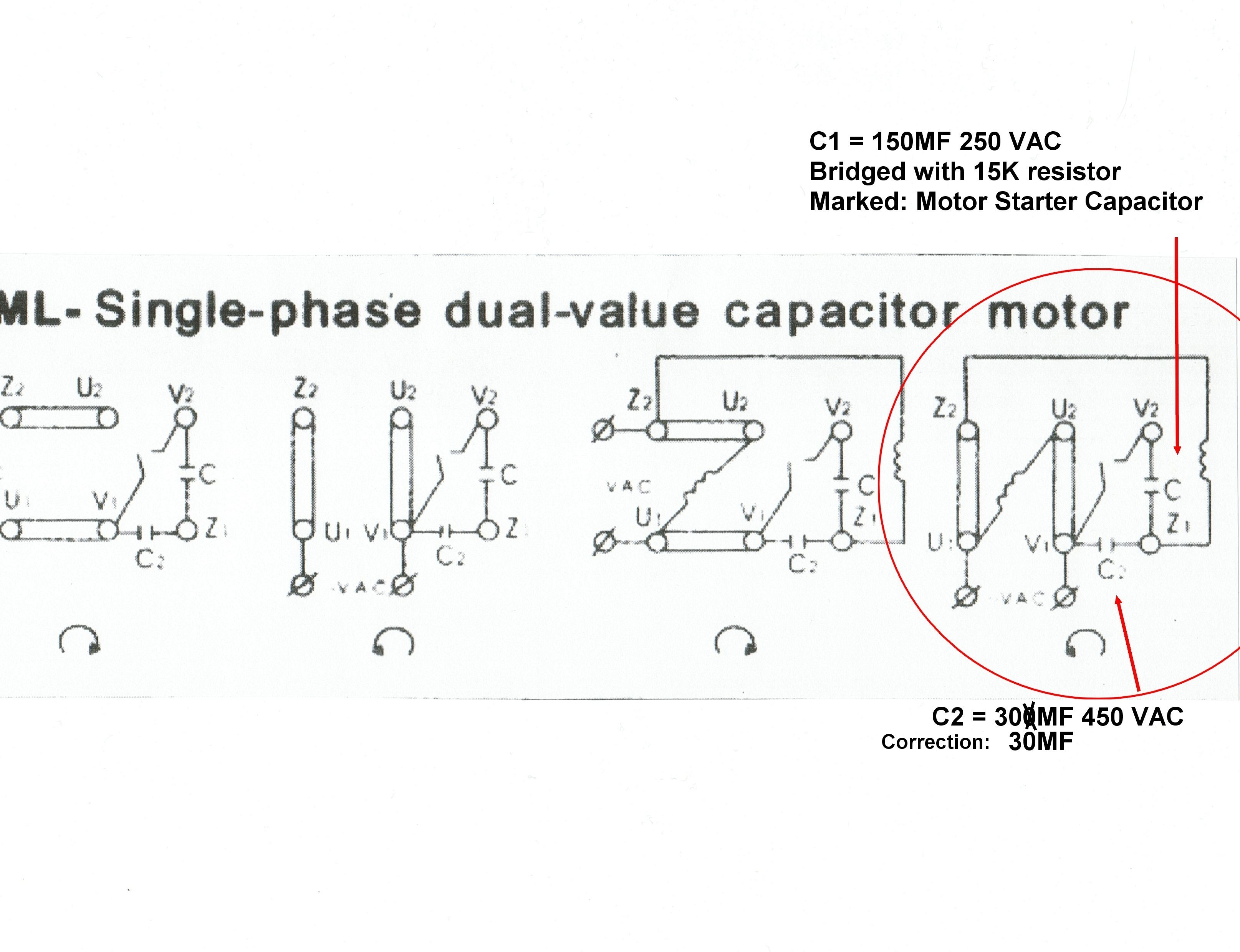Run Capacitor Wiring Diagram For Ac Unit Cost Start Air Compressor - Motor Capacitor Wiring Diagram
