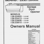 Sears Garage Door Opener Wiring | Wiring Diagram   Craftsman Garage Door Opener Sensor Wiring Diagram