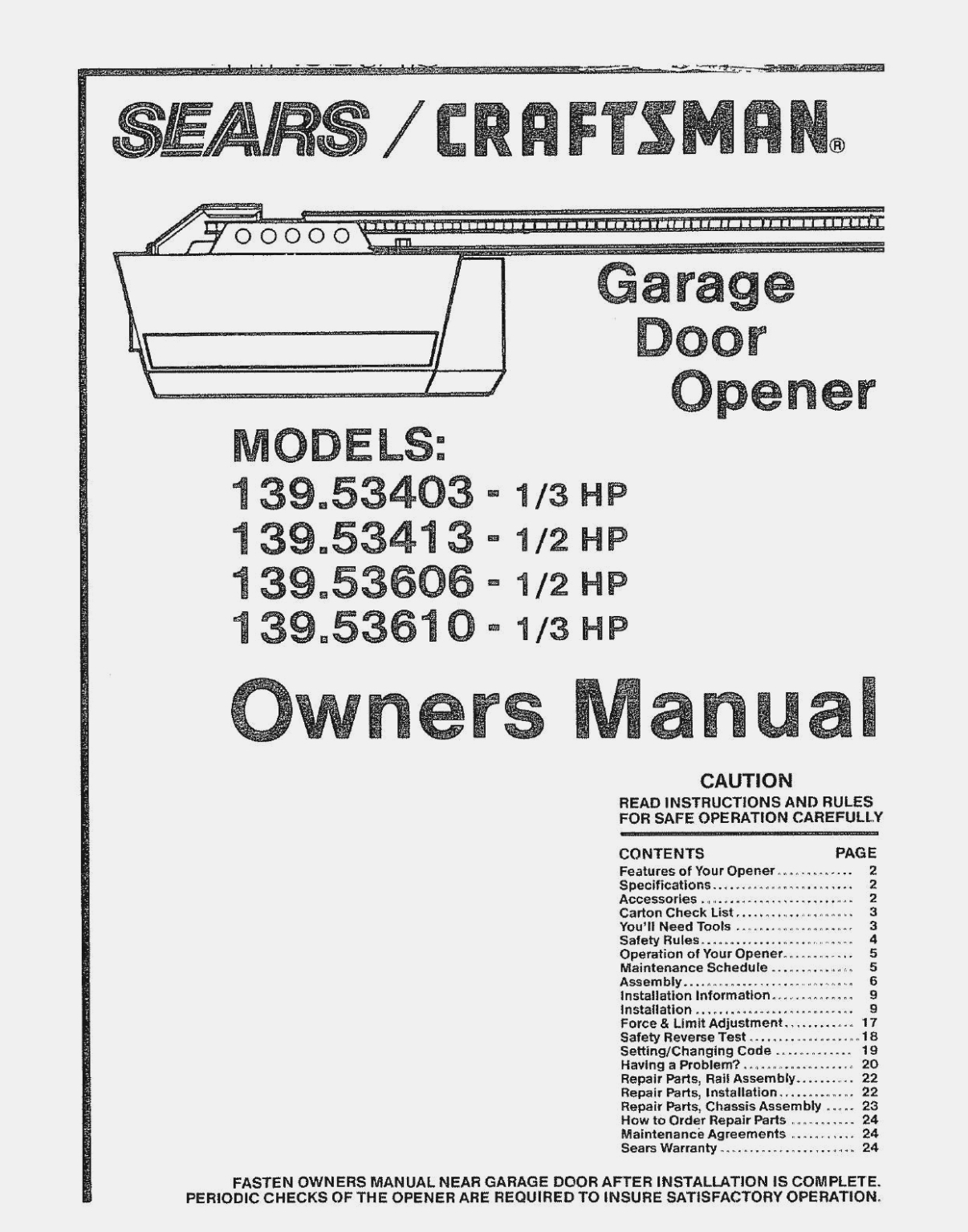 Sears Garage Door Opener Wiring | Wiring Diagram - Craftsman Garage Door Opener Sensor Wiring Diagram