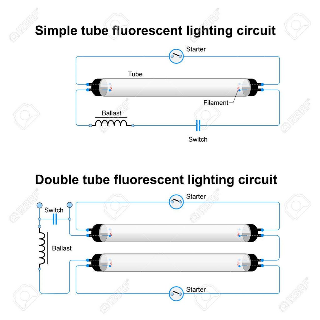 Fluorescent Tube Light Circuit Diagram