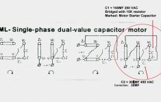 Single Phase Motor Wiring Diagram With Capacitor Start Run - Single Phase Motor Wiring Diagram With Capacitor Start