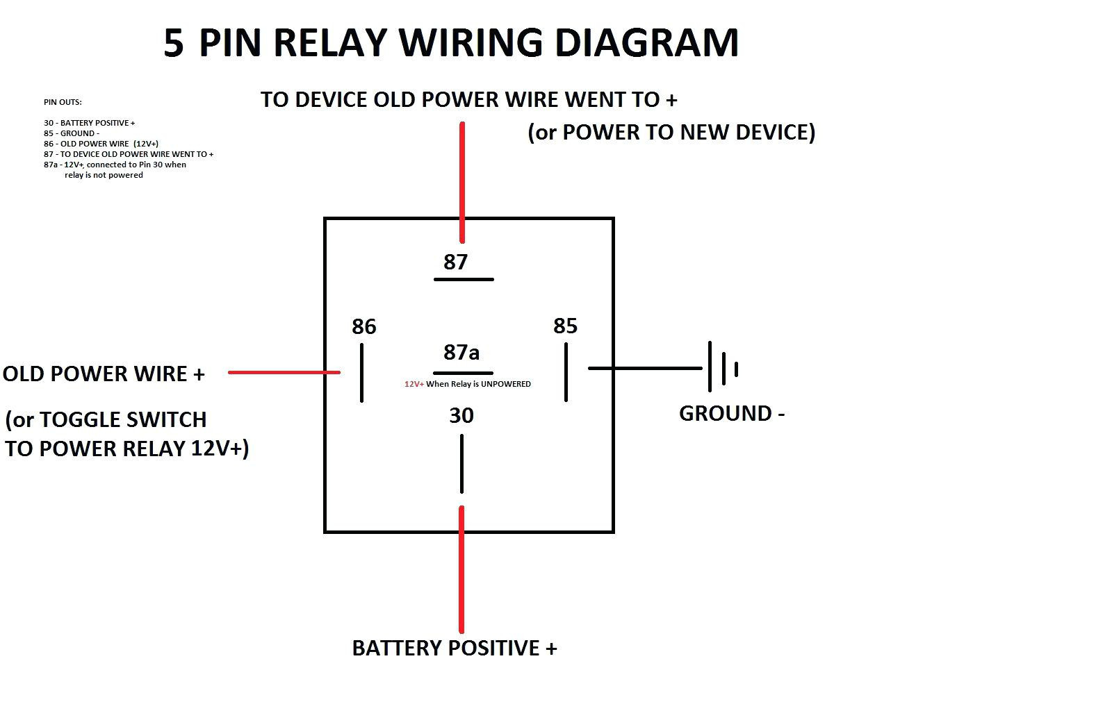 Spdt Relay Wiring Diagram - Wiring Diagrams Click - 12 Volt Relay Wiring Diagram