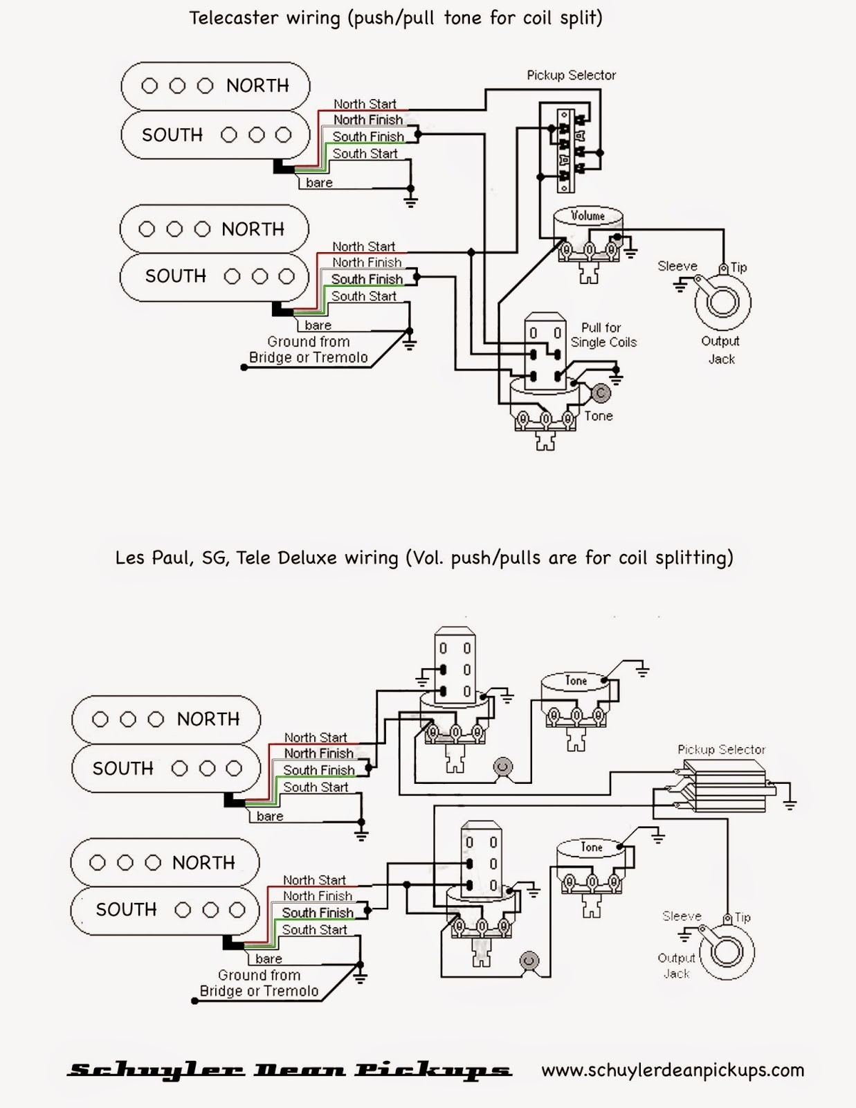 Split Coils Wiring Diagram For A Les Paul | Wiring Diagram - Coil Split Wiring Diagram