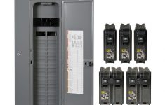 Square D Homeline 200 Amp 40-Space 80-Circuit Indoor Main Breaker Plug-On  Neutral Load Center With Cover - Value Pack - Electrical Panel Wiring Diagram