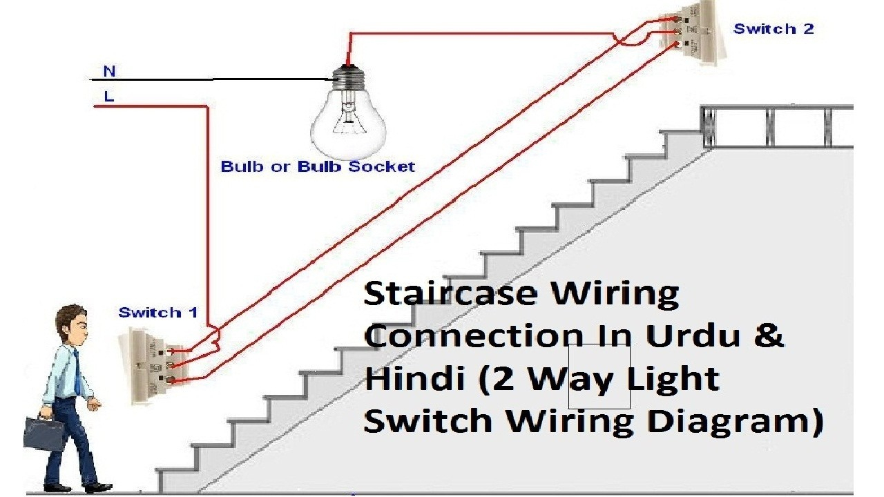 Staircase Wiring Wikipedia | Wiring Library - Two Way Switch Wiring Diagram