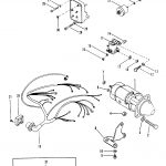Starter Motor And Wiring Harness For Mercruiser 165   Starter Motor Wiring Diagram
