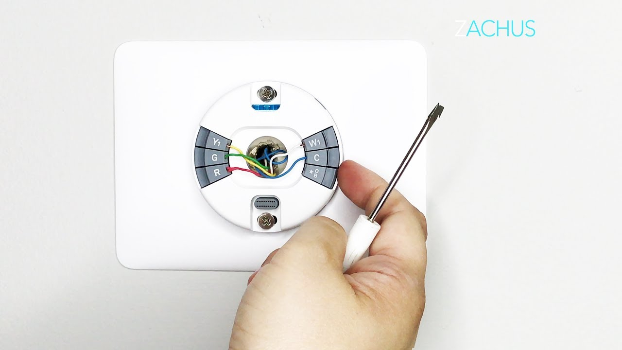 Stepstep Install Of The New Nest Thermostat E - Youtube - Wiring Diagram For Nest Thermostat
