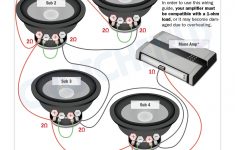 Subwoofer Wiring Diagrams — How To Wire Your Subs - 4 Ohm Dual Voice Coil Wiring Diagram