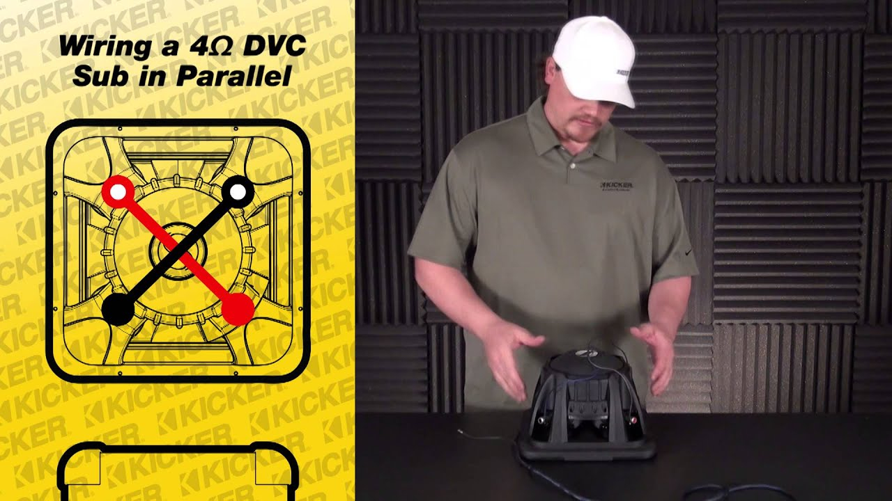 Subwoofer Wiring: One 4 Ohm Dual Voice Coil Sub In Parallel - Youtube - Dual Voice Coil Wiring Diagram
