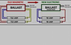 T12 Ballast Wiring Diagram 1 Lamp And 2 Lamp Fluorescent Ballast - 2 Lamp T12 Ballast Wiring Diagram