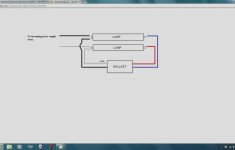 T12 Ballast Wiring Diagram 1 Lamp With 2 Lamp Fluorescent Ballast - T12 Ballast Wiring Diagram