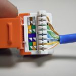 The Trench: How To Punch Down Cat5E/cat6 Keystone Jacks   Rj45 Wall Socket Wiring Diagram