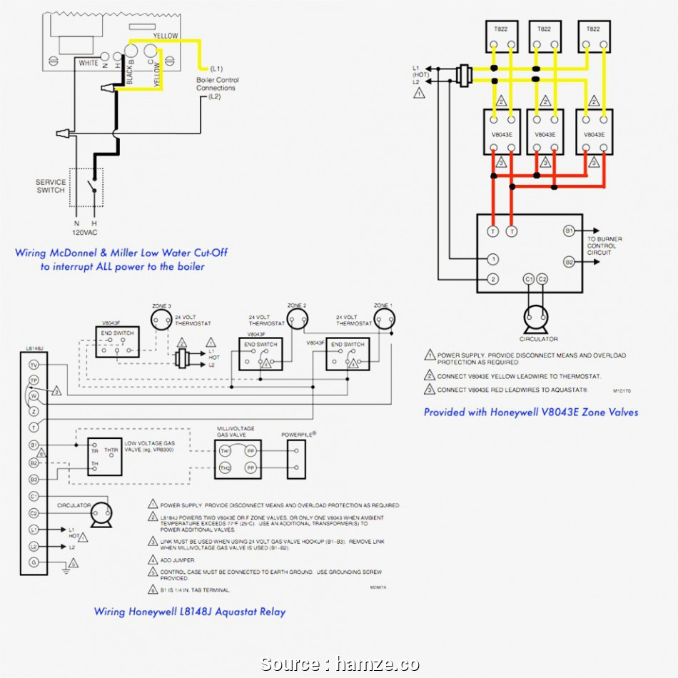 Thermostat Wiring Diagram Taco Val | Manual E-Books - Taco Zone Valve Wiring Diagram
