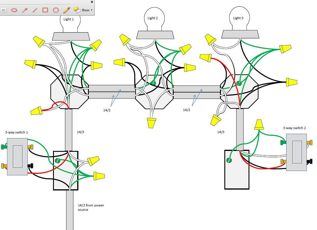 Three Way Light Switch Light Wiring Diagram For Two | Wiring Diagram - 3 Way Light Switch Wiring Diagram