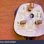 Uk Three Pin Plug With Wiring Diagram Stock Photo: 66893024   Alamy   Plug Wiring Diagram