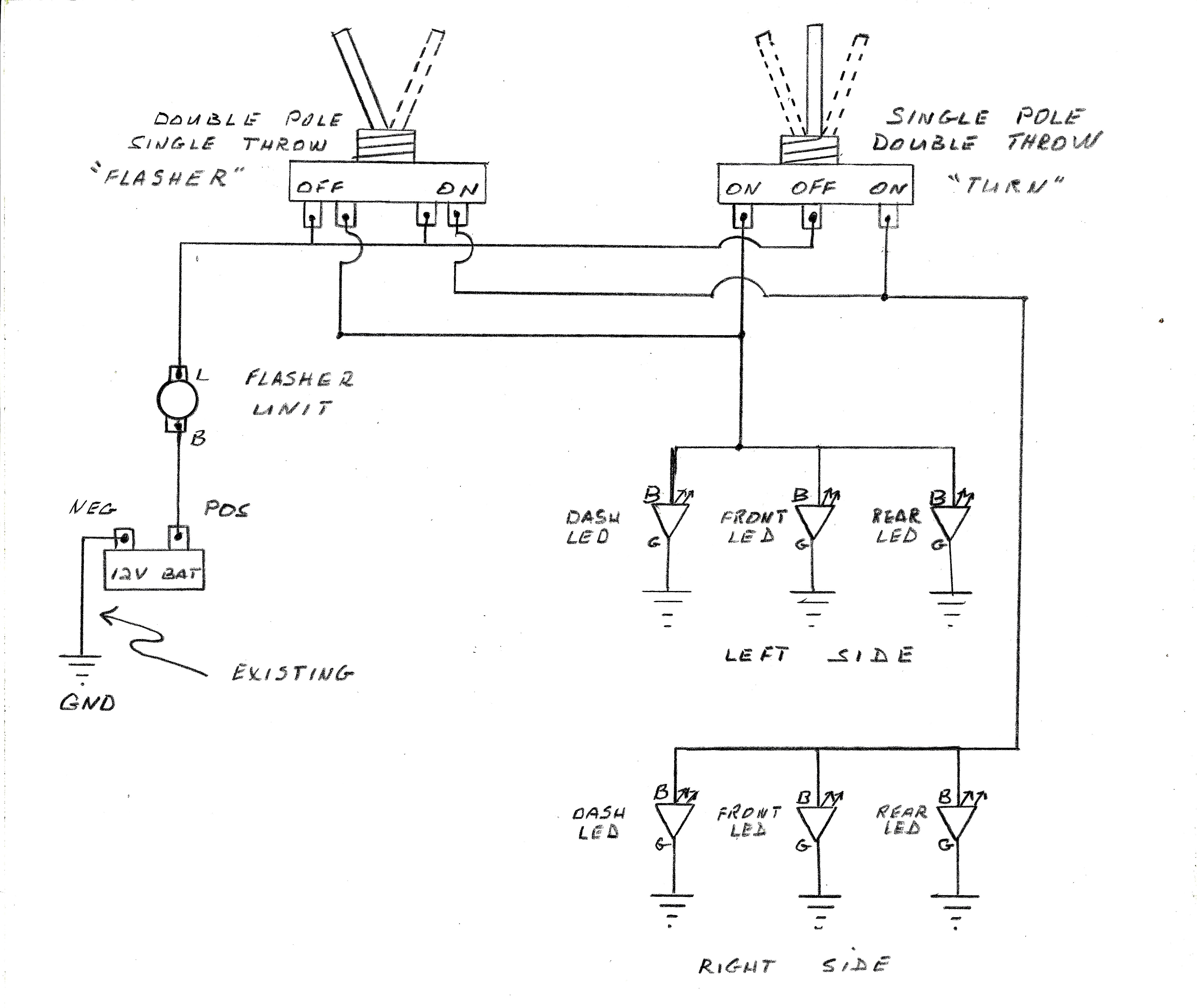 7 Wire Turn Signal Switch Wiring Diagram - Database - Wiring Diagram Sample