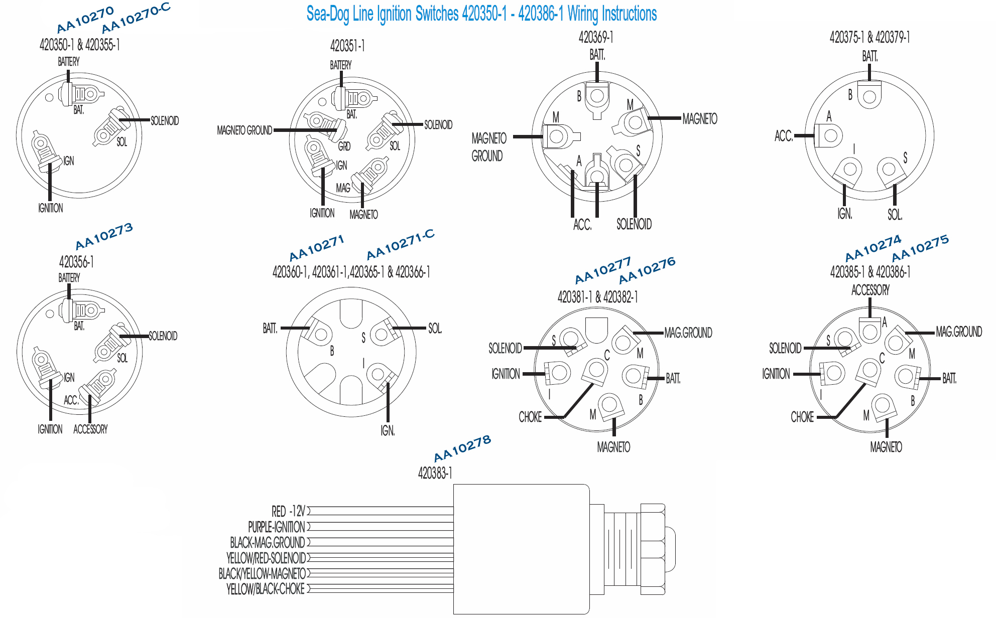 Victory #aa10273C, 3 Position, 4 Terminal Ignition Switch W/cap. The - 3 Position Ignition Switch Wiring Diagram