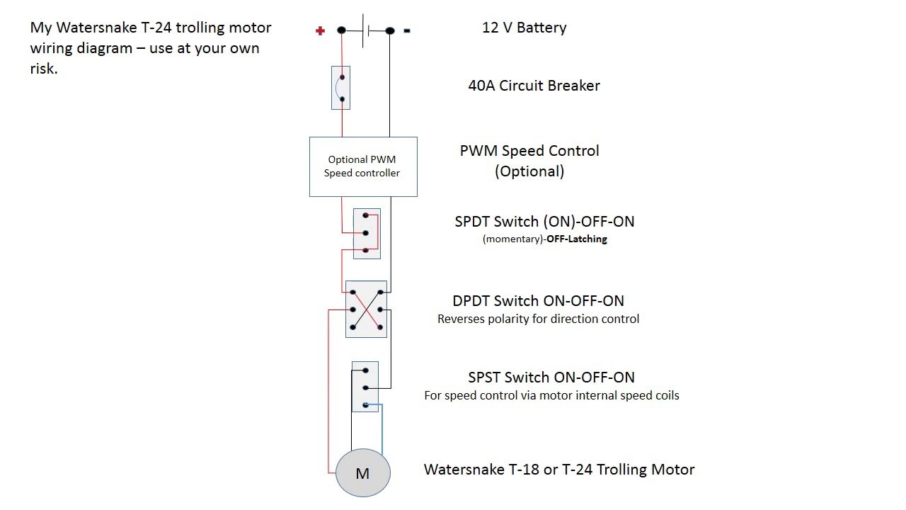 Watersnake Trolling Motor Wiring Diagram - Youtube - Trolling Motor Wiring Diagram