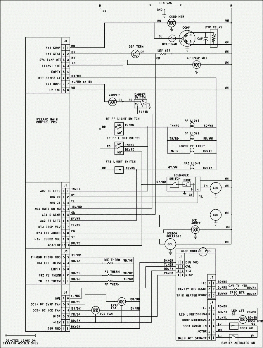 Whirlpool Ed25Rfxfw01 Refrigerator Wiring Diagram The And In - Whirlpool Refrigerator Wiring Diagram