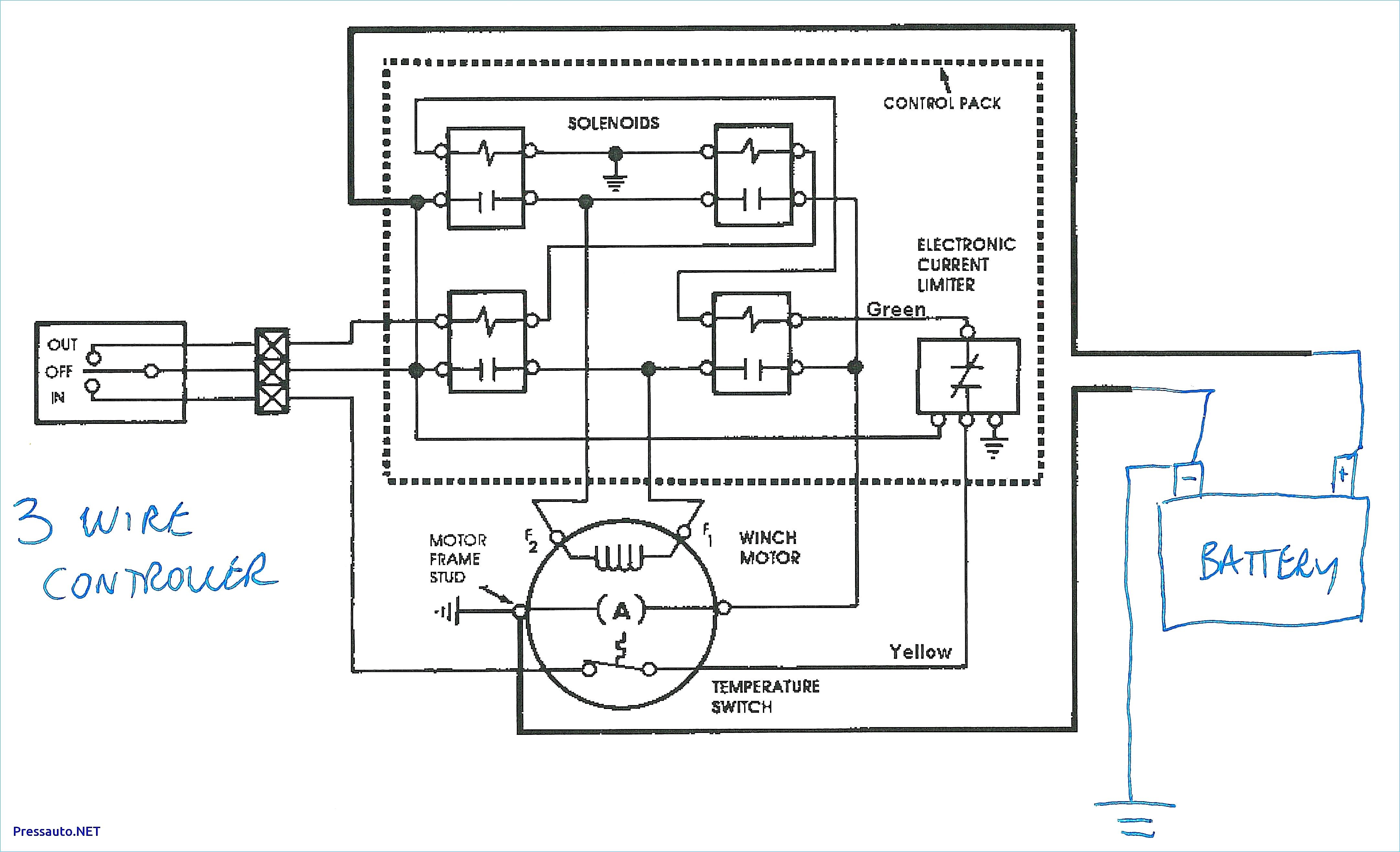 Winch Relay Wiring Diagram - Warn Winch Wiring Diagram Solenoid