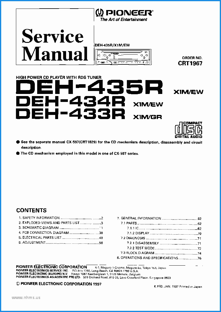Wiring Diagram For A Pioneer Deh X6600Bt - Schematics Wiring Diagram - Pioneer Deh-X6600Bt Wiring Diagram