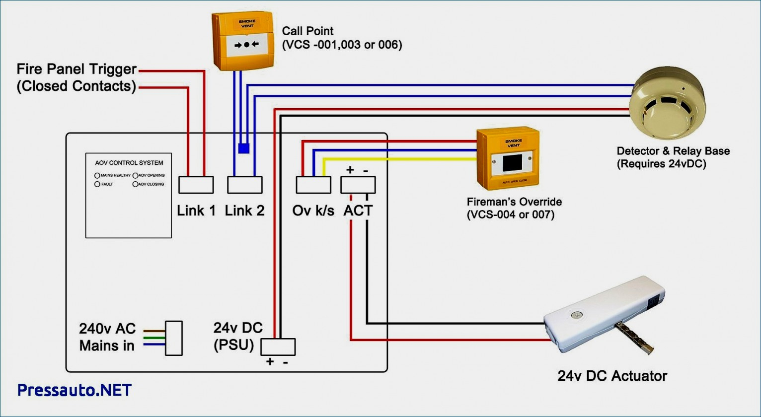 Wiring Diagram For Smoke Detectors Hard Wired - Wiring Diagrams Base - 2 Wire Smoke Detector Wiring Diagram