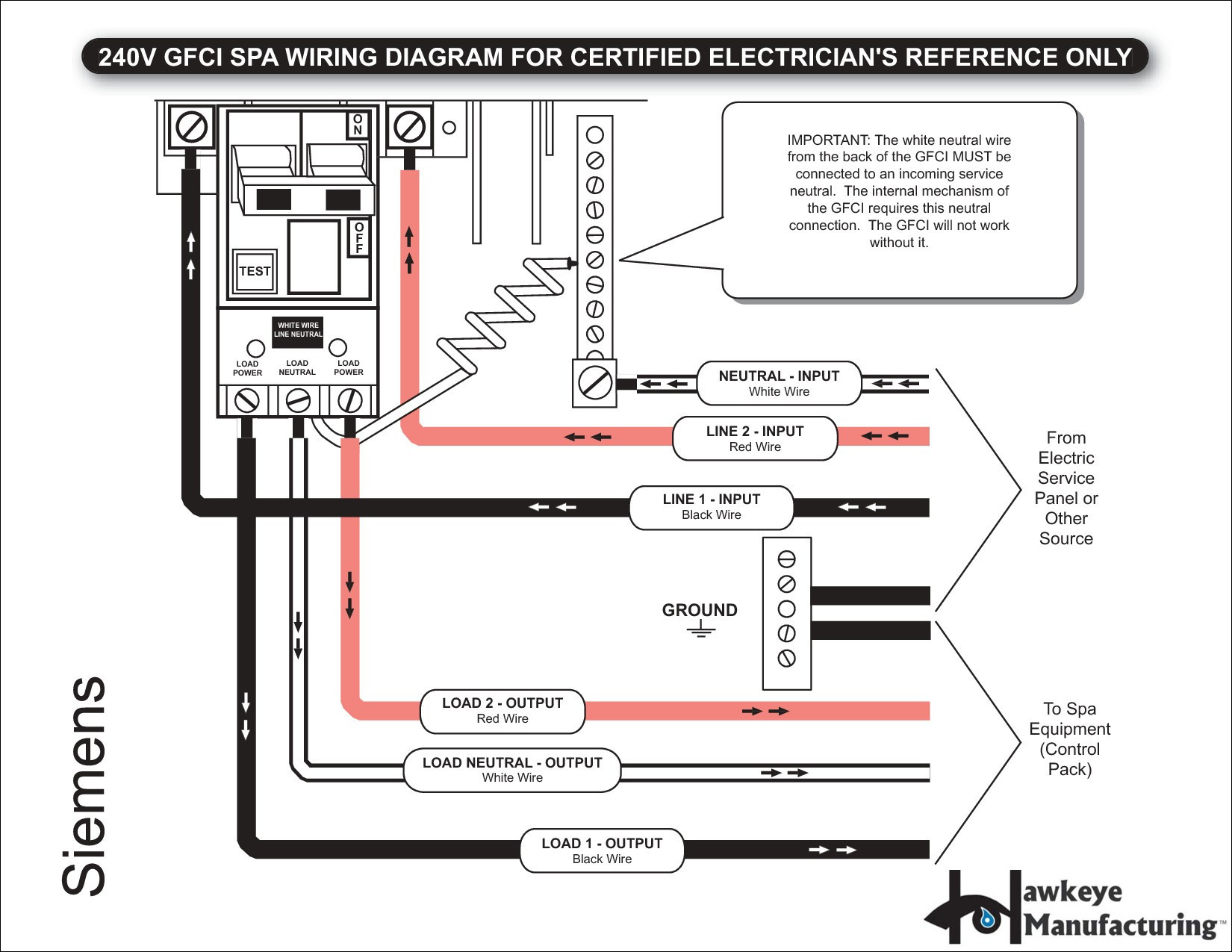 Wiring Diagram Gfci Breaker Example Of Wiring Diagram Gfci Outlet - 2 Pole Gfci Breaker Wiring Diagram