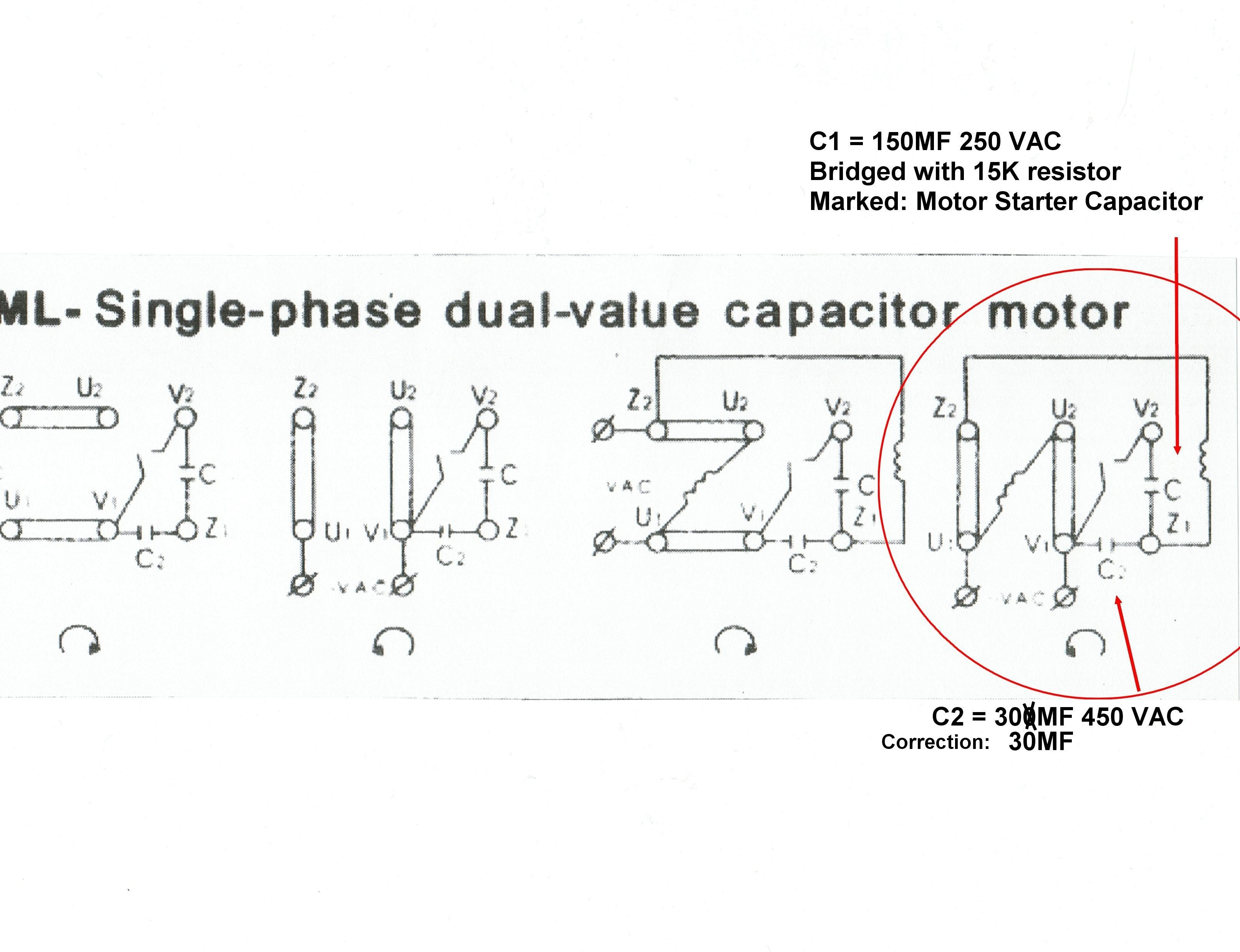 Wiring Diagram Single Phase Motor 6 Lead | Wiring Diagram - 6 Lead Single Phase Motor Wiring Diagram