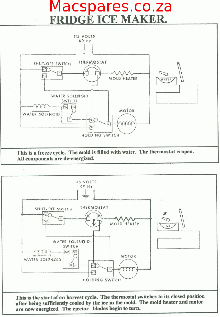 Wiring Diagrams : Refrigeration : Macspares | Wholesale Spare Parts - Refrigerator Wiring Diagram