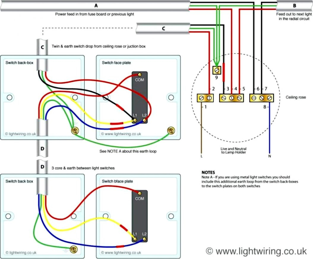 Wiring Double Gang Light Switch And Schematic - All Wiring Diagram Data - Double Light Switch Wiring Diagram