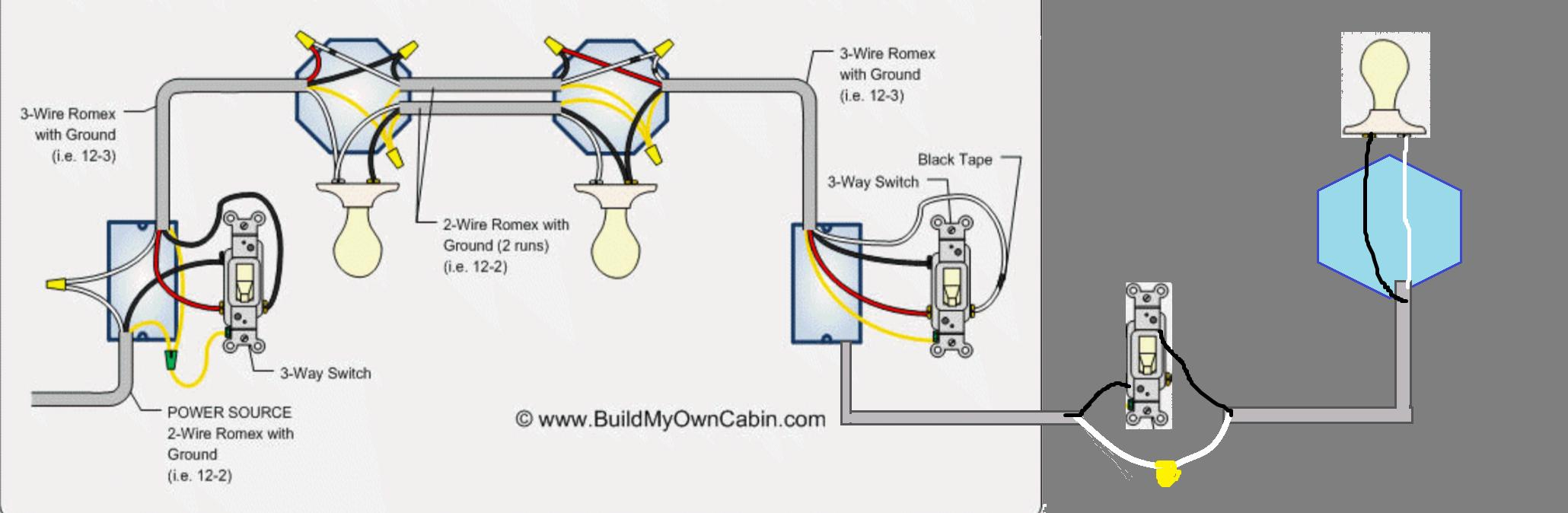 Wiring - Going From 3 Way Switch To A Regular Switch - Home - 3 Way Switch Wiring Diagram Power At Switch