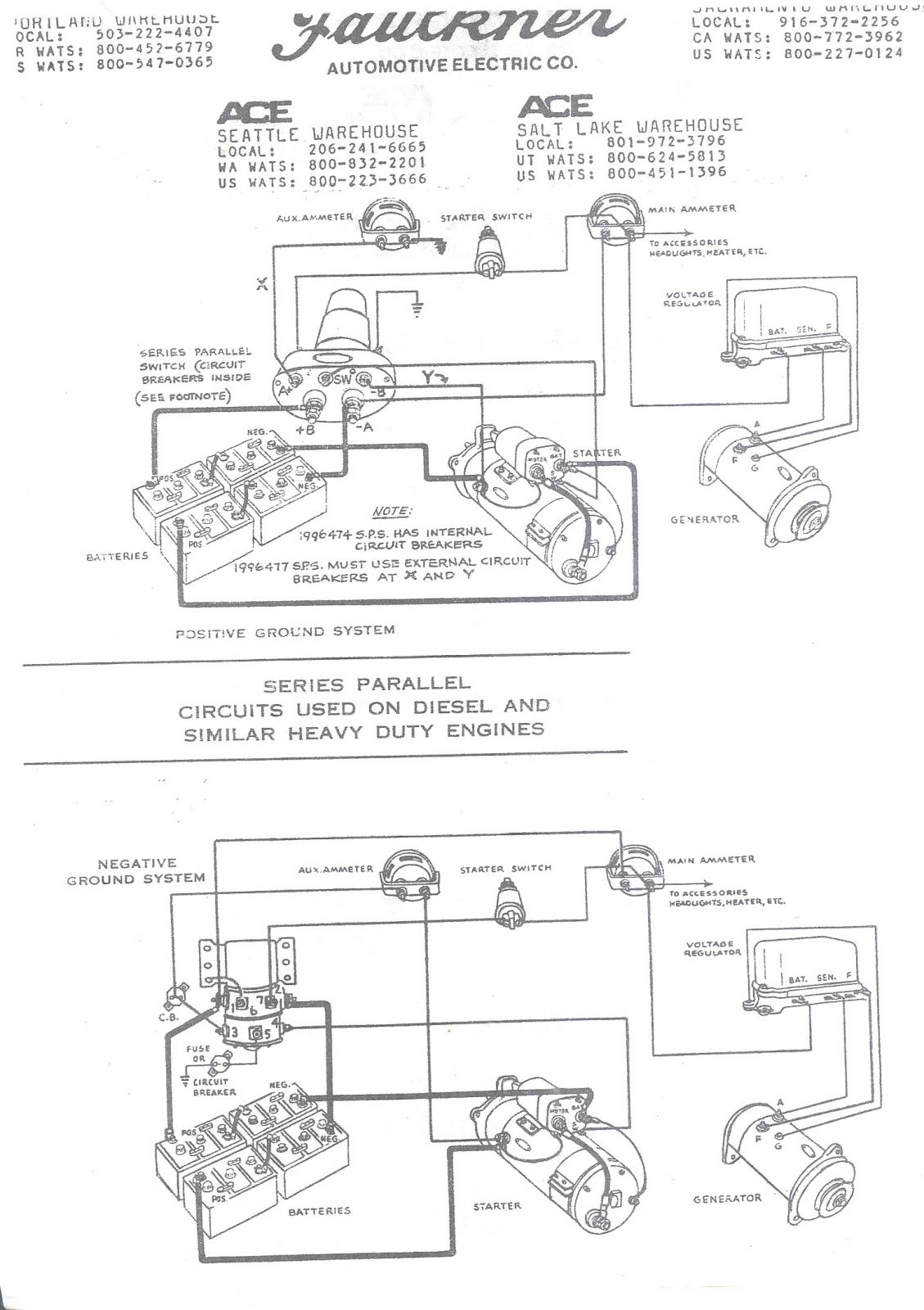 Wiring Schematic For Series Parallel Switch - Antique &amp;amp; Classic Mack - Parallel Wiring Diagram