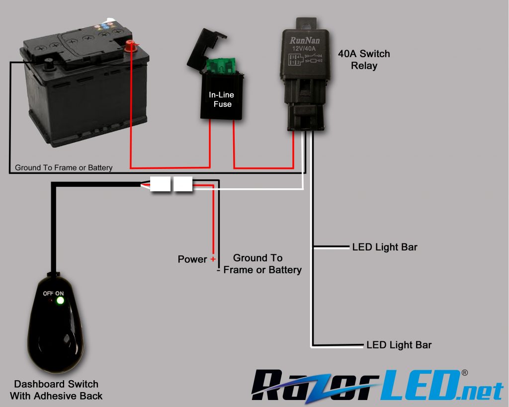 Led Light Bar Wiring Diagram Wiring Diagram