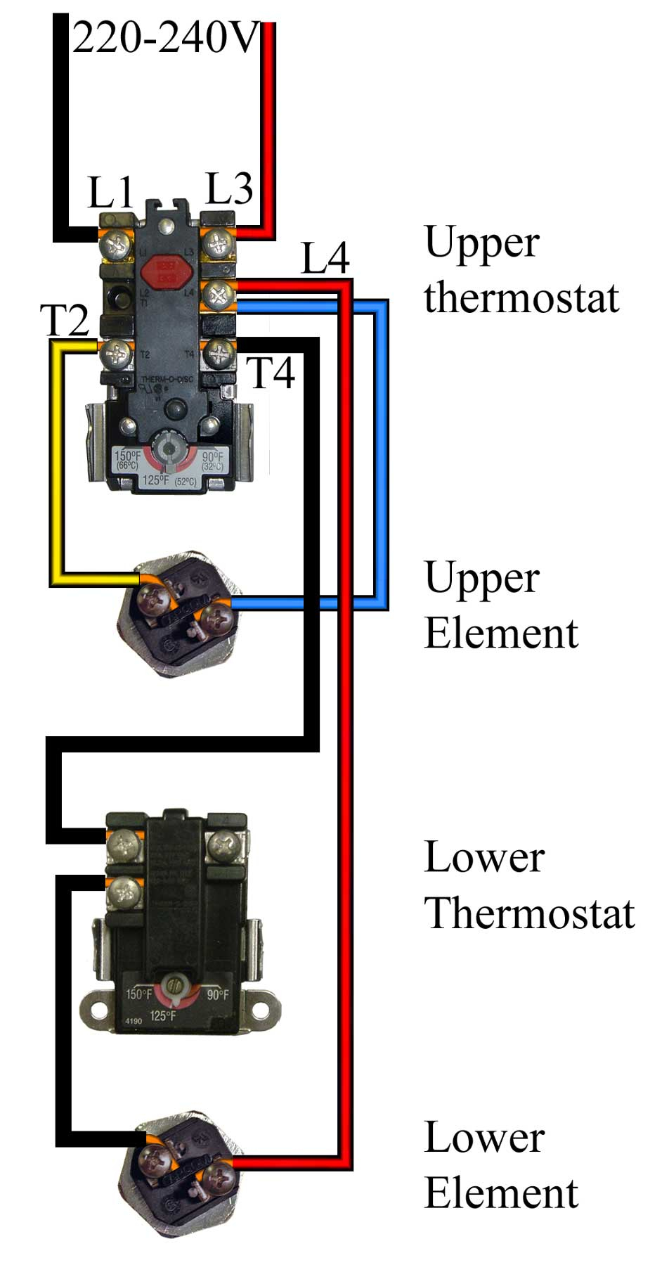 Wiring Water Heater Element - Bookmark About Wiring Diagram • - Water Heater Wiring Diagram Dual Element