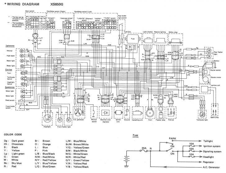 Xs650: 80 Xs650G And Sg Wiring Diagrams | Thexscafe - Sg Wiring Diagram ...