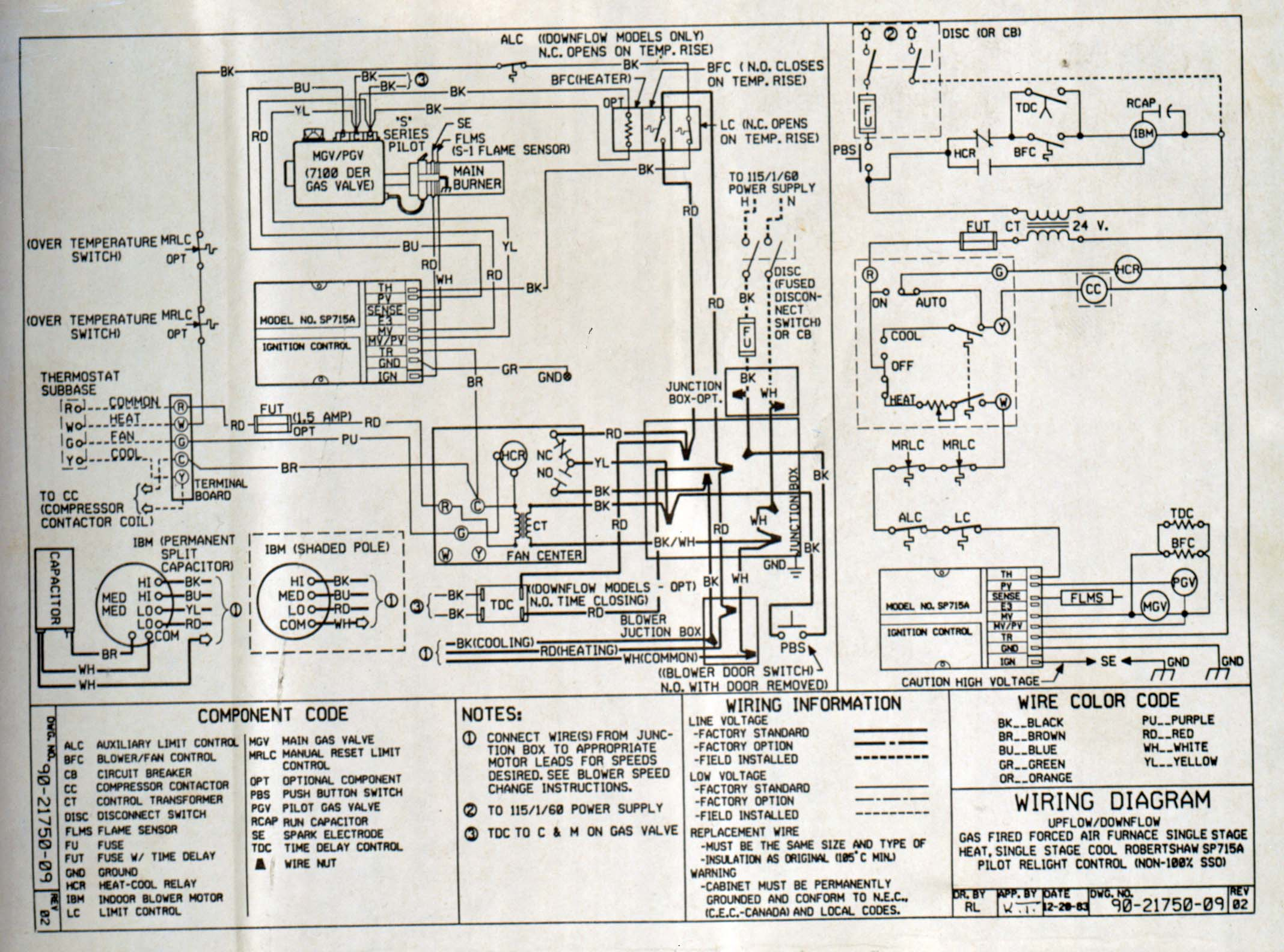 York Gas Furnace Wiring Diagram - Wiring Diagram Data Oreo - Furnace Wiring Diagram